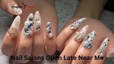 nail salons open late near me