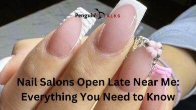 nail salons open late near me